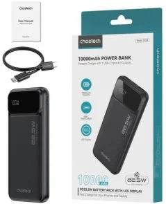 Фото: Батарея універсальна Choetech B728 10000mAh 22.5W Black (B728-CCBK) № 3 | KTC