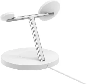 Фото: Бездротова зарядна станція Belkin BoostCharge Pro 3in1 Qi2 15W White (WIZ032KQWH) № 6 | KTC