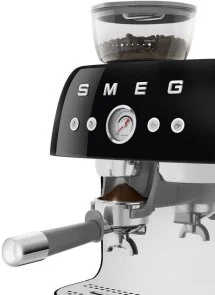 Фото: Ріжкова кавоварка Smeg Espresso coffee machine with grinder Black (EGF03BLEU) № 11 | KTC