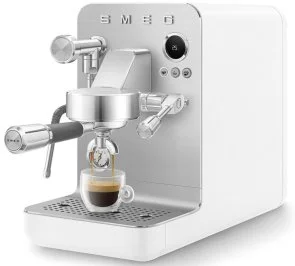 Фото: Ріжкова кавоварка Smeg Espresso coffee machine White (EMC02WHMEU) № 7 | KTC