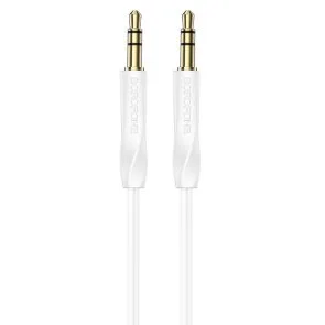 Фото: Кабель BOROFONE BL16 Jack 3.5mm / Jack 3.5mm 1m White (BL16W) № 2 | KTC