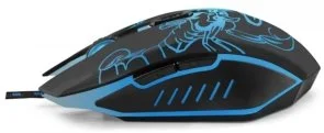Фото: Миша Esperanza MX203 SCORPIO Black/Blue (EGM203B) № 3 | KTC