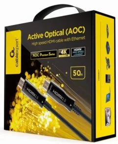 Фото: Кабель Cablexpert AOC v2.0 HDMI / HDMI 50m Black (CCBP-HDMI-AOC-50M-02) № 2 | KTC