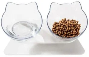 Фото: Годівниця Lapka Double cat food bowl (WF060) № 3 | KTC