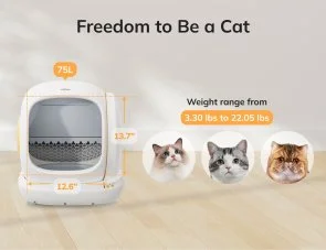 Фото: Лоток UBPet C20 Smart Cat Litter Box (c20) № 11 | KTC
