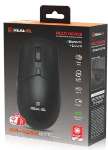 Фото: Миша Real-EL RM-460W Wireless Black (EL123200048) № 10 | KTC