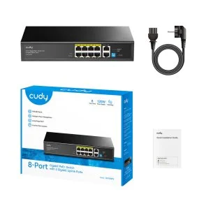 Фото: Комутатор Cudy GS1010PE (GS1010PE_EU) № 3 | KTC