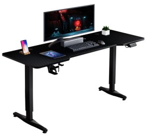 Стіл для геймерів 1stPlayer Moto-E 1675 Black