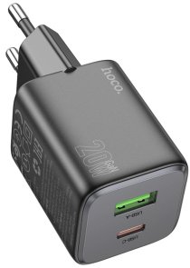Зарядний пристрій Hoco N41 Almighty 20W Black (6942007617024)