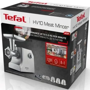 Фото: Електром'ясорубка Tefal HV10 8 in 1 NE858D38 № 6 | KTC