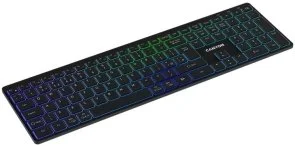 Фото: Клавіатура Canyon HKB-W11 UKR/ENG BT/WL Black (CNS-HBTK11B) № 5 | KTC