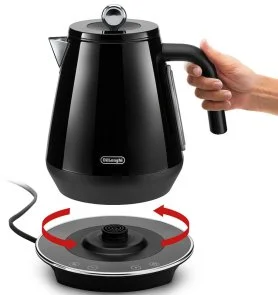 Фото: Електрочайник DeLonghi Eclettica SpecialTea Black (KBY 2011 BK) № 2 | KTC