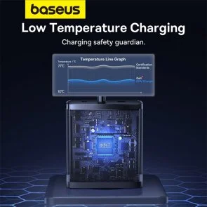 Фото: Зарядний пристрій Baseus Cube Pro 65W Black (P10152301113-00) № 12 | KTC
