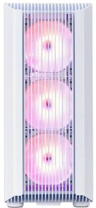 Корпус 1stPlayer H6-WH-4F7-W White wit window