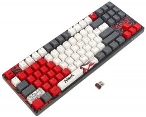 Фото: Клавіатура Bloody WS87 BLMS Red Plus Switch RGB USB/BT/WL Naraka (WS87 (Naraka)) № 5 | KTC