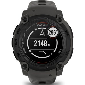 Смарт годинник Garmin Instinct E - 40 mm Black with Charcoal Band (010-02932-00)