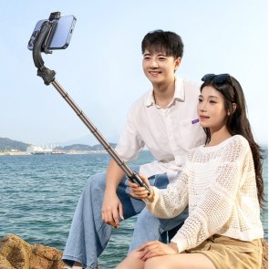 Селфі монопод RTAKO Q10R MINI Clip selfie stick Black (6942063215332)