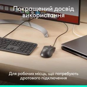 Фото: Миша Logitech Signature M520 for business USB Graphite (910-007511) № 2 | KTC