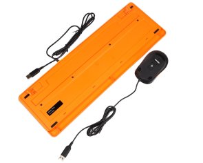 Комплект клавіатура+миша A4tech F1010 Orange