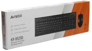 Комплект клавіатура+миша A4tech KR-8520D Black