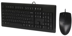 Фото: Комплект клавіатура+миша A4tech KRS-8520D Black № 5 | KTC