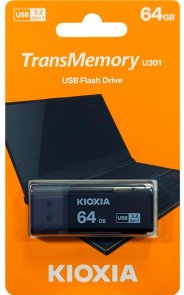 Флешка USB Kioxia TransMemory U301 64GB Black (LU301K064GG4)
