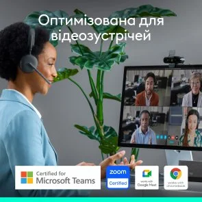 Фото: Web-камера Logitech Brio 4K Ultra HD for Business Graphite (960-001746) № 5 | KTC