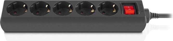 Мережевий фільтр Real-EL RS-Protect M 5/10m Black (EL122300037)