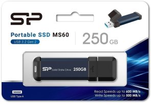 Зовнішній SSD-накопичувач Silicon Power MS60 250GB Blue (SP250GBUF3S60VPB)