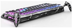 Клавіатура Gravastar Mercury K1 Pro 80key GravaStar x Kailh Speedy Mint Linear Switch WL/BT/USB Cyberpunk (GSK1PRO_CBLK)