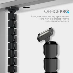 Фото: Органайзер для кабелів OfficePro CM800B Black № 6 | KTC