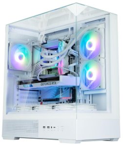 Корпус Zalman P40 Prism White with window (P40PRISMWHITE)