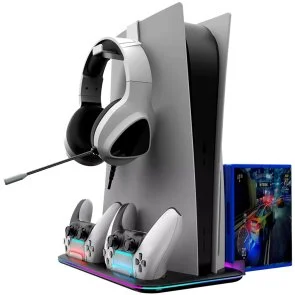 Фото: Підставка Canyon CS-51 RGB PS5 Slim/DE Charge Black (CND-CSPS5B-1) № 2 | KTC
