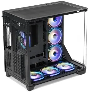 Фото: Корпус QUBE MIRAGE 7ARGB Black with window (MIRAGE_GBNU3) № 9 | KTC