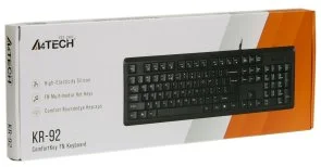Фото: Клавіатура A4tech KR-92 USB Black № 7 | KTC