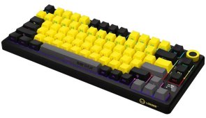 Клавіатура Lorgar KBP7075W Toxic Purple ENG WL/RT/USB Black/Yellow (LRG-KBP7075W-YL-US)