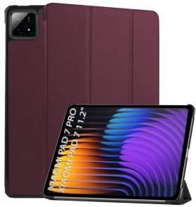 Чохол для планшета BeCover for Xiaomi Pad 7 / 7 Pro - Smart Case Red Wine (712811)