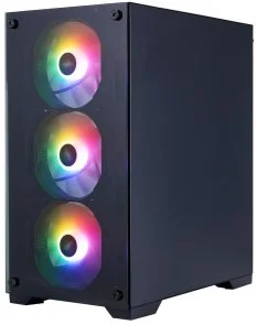 Фото: Корпус 1stPlayer X2-M-BK-4F7 Black with window № 4 | KTC