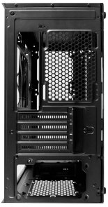 Корпус 1stPlayer X4-M-BK-2F1P-1F1 Black with window