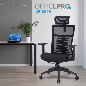 Крісло OfficePro Balance OC620 Black (OC620-B-B-B)