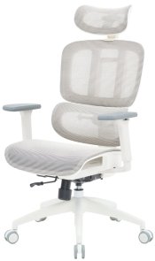 Крісло OfficePro Skyline OC680 White/Light Gray (OC680-W-LG-LG)