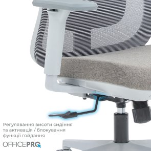 Крісло OfficePro Wave OC599 Gray (OC599-G-G-G)