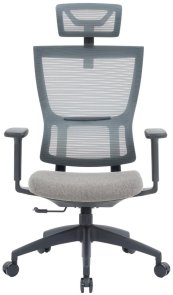 Крісло OfficePro Elegant OC600 Black/Dark Gray (OC600-B-DG-DG)