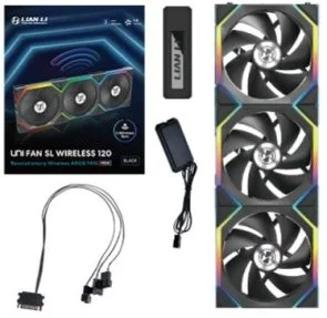 Фото: Кулер Lian-Li Uni Fan SL Wireless 120 3pcs Black (G99.12SL1W3B.00) № 4 | KTC