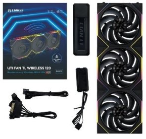 Кулер Lian-Li Uni Fan TL 120 Wireless Black 3pcs (G99.12TL1W3B.00)