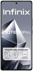 Смартфон Infinix Note 50 Pro X6855 12/256GB Shadow Black