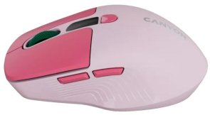 Миша Canyon MW-26 LCD Silent Dual Mode Wireless Pink (CNS-CMSW26P)