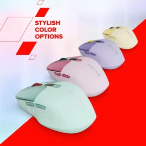Миша Canyon MW-26 LCD Silent Dual Mode Wireless Yellow (CNS-CMSW26Y)
