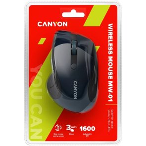 Миша Canyon Wireless Black/Blue (CNS-CMSW01BL)