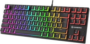 Клавіатура GamePro MK80R Red Switch RGB USB Black